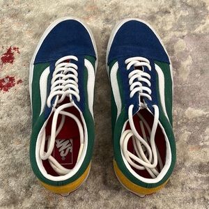 VANS YACHT CLUB OLD SKOOL                        COLOR - BLUE/GREEN/YELLOW